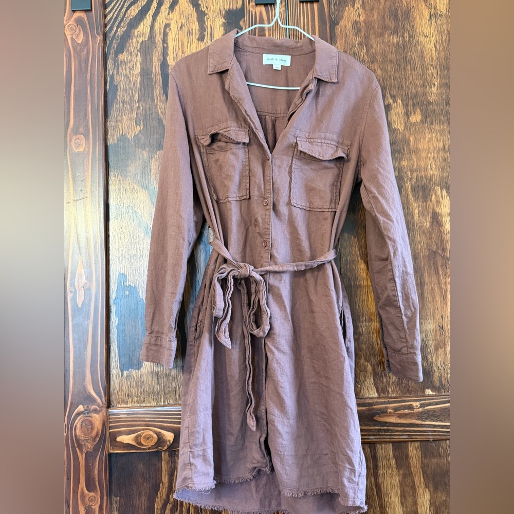 Cloth and stone shirt dress